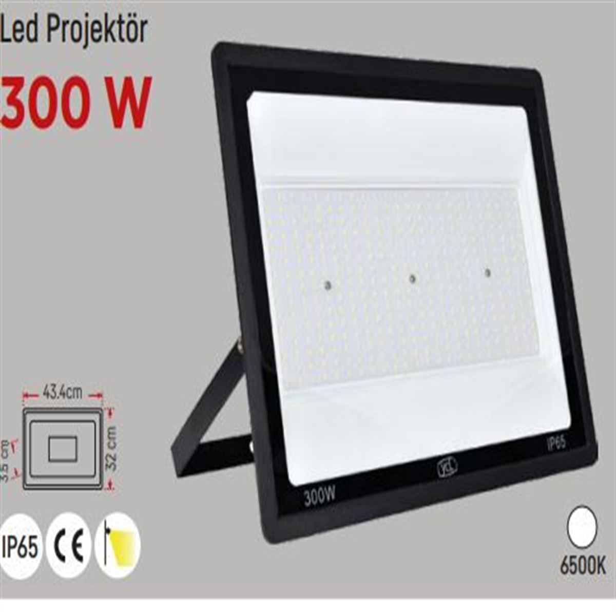 300W 220V SMD LED PROJEKTÖR BEYAZ 1